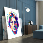 John Lennon in WPAP by J Prayitno Widodo on GIANT ART - white vector illustration