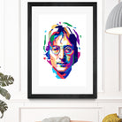 John Lennon in WPAP by J Prayitno Widodo on GIANT ART - white vector illustration