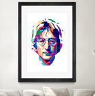 John Lennon in WPAP by J Prayitno Widodo on GIANT ART - white vector illustration