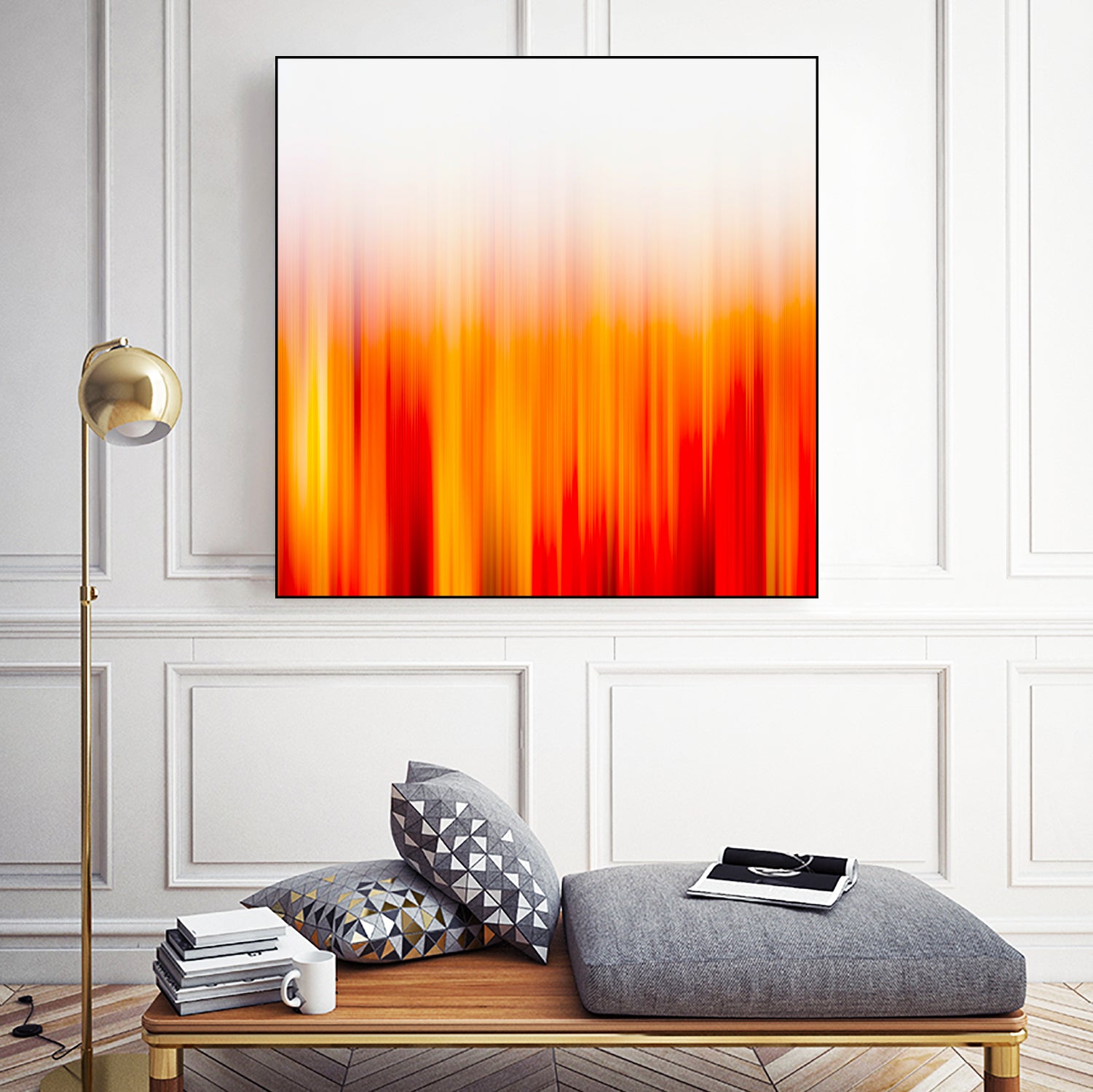 Summertime by Jean-christophe Tabary on GIANT ART - orange digital painting