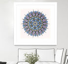 Mandala 03 by Ranka Stevic on GIANT ART - blue mixed media