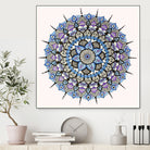 Mandala 03 by Ranka Stevic on GIANT ART - blue mixed media