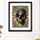 Skull Geo by Ali Gulec on GIANT ART - white digital drawing