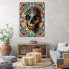 Skull Geo by Ali Gulec on GIANT ART - white digital drawing