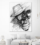 man by Marcin Kowalewski on GIANT ART - white digital drawing