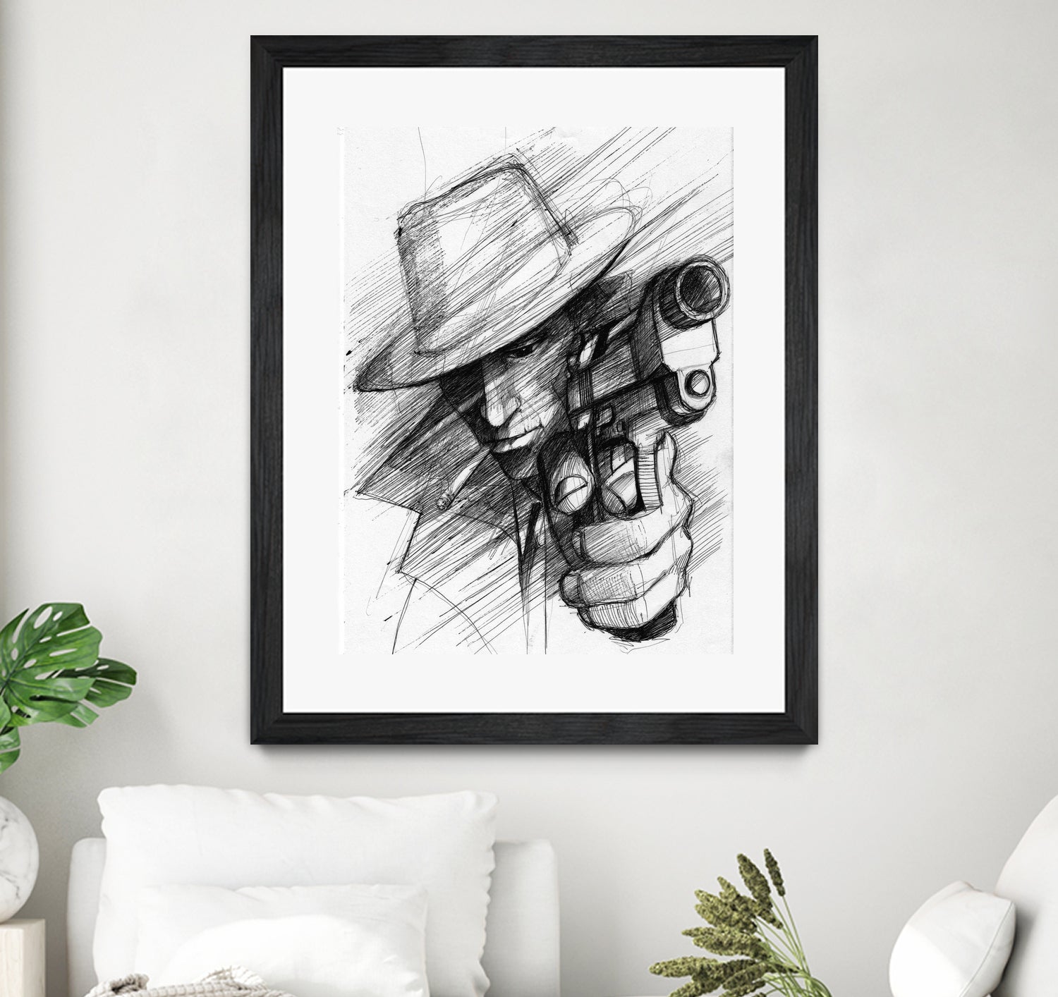 man by Marcin Kowalewski on GIANT ART - white digital drawing