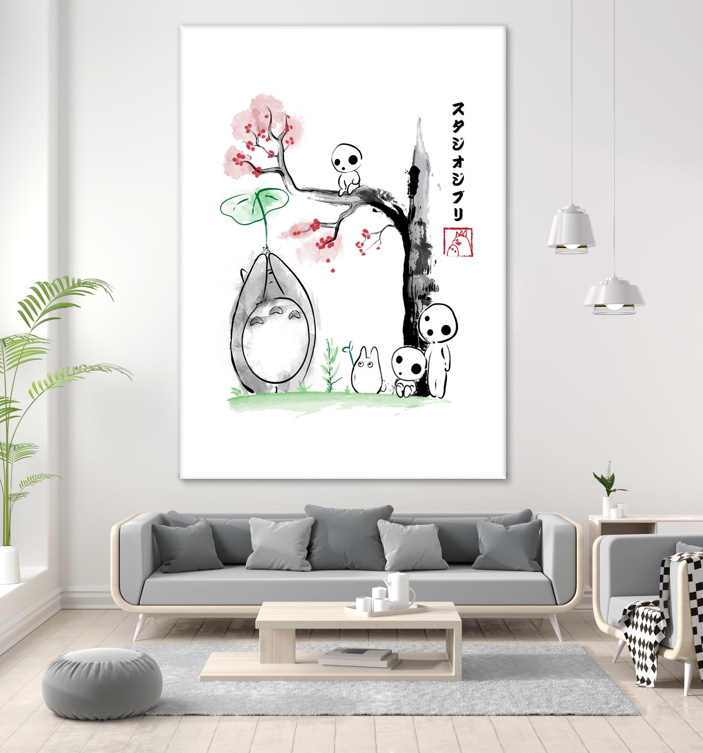 Growing Trees sumi-e by Antonio Camarena on GIANT ART - white digital painting