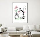 Growing Trees sumi-e by Antonio Camarena on GIANT ART - white digital painting