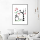 Growing Trees sumi-e by Antonio Camarena on GIANT ART - white digital painting