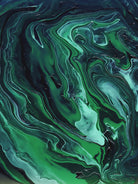 Nebula by Anna Farath on GIANT ART - green mixed media