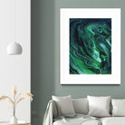 Nebula by Anna Farath on GIANT ART - green mixed media