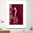 Gibson SG - Angus Young by André Manfrini Garcia on GIANT ART - red digital painting