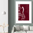 Gibson SG - Angus Young by André Manfrini Garcia on GIANT ART - red digital painting