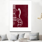 Gibson SG - Angus Young by André Manfrini Garcia on GIANT ART - red digital painting