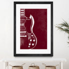 Gibson SG - Angus Young by André Manfrini Garcia on GIANT ART - red digital painting