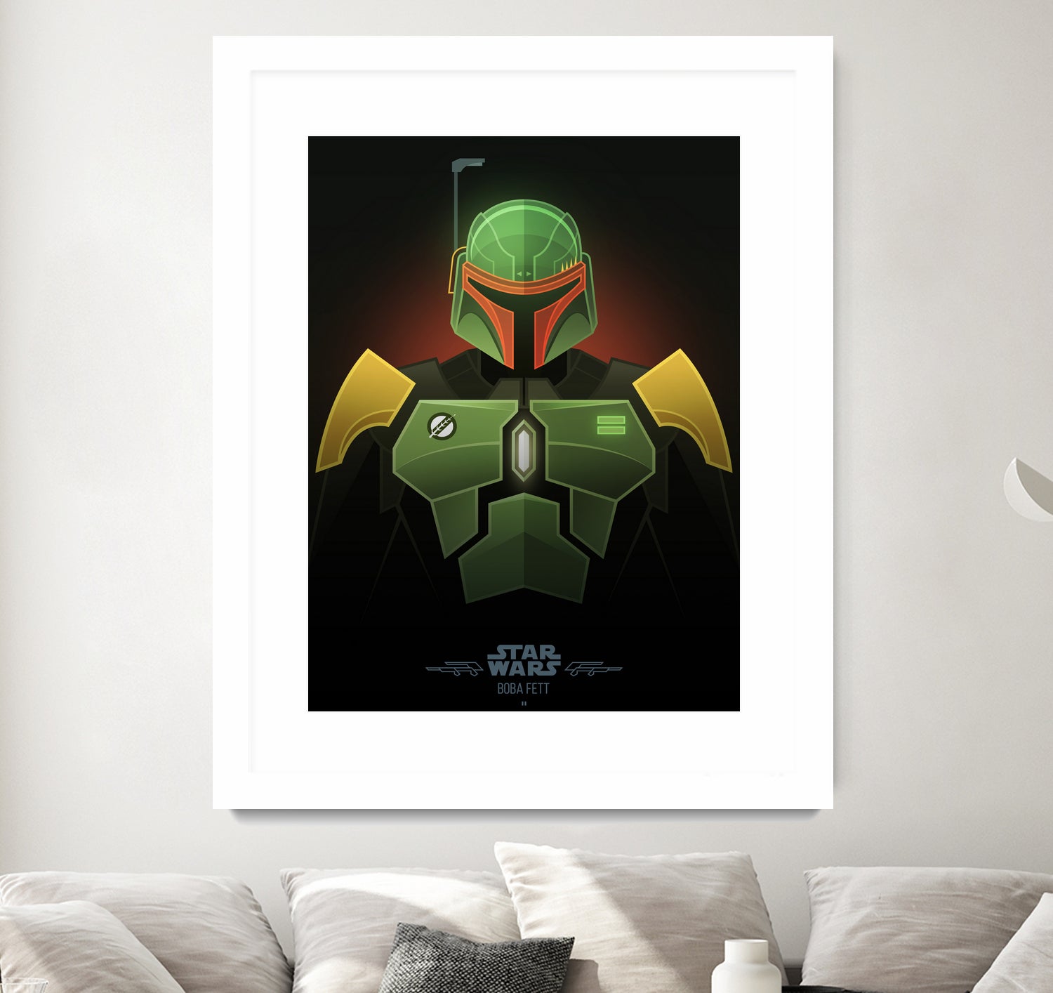 Boba Fett by Jonathan Lam on GIANT ART - green character design