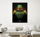 Boba Fett by Jonathan Lam on GIANT ART - green character design