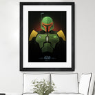 Boba Fett by Jonathan Lam on GIANT ART - green character design