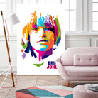 Brian Jones in WPAP by J Prayitno Widodo on GIANT ART - white photo illustration