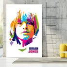 Brian Jones in WPAP by J Prayitno Widodo on GIANT ART - white photo illustration