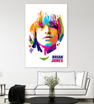 Brian Jones in WPAP by J Prayitno Widodo on GIANT ART - white photo illustration