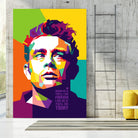 James Dean in WPAP by J Prayitno Widodo on GIANT ART - fuchsia photo illustration