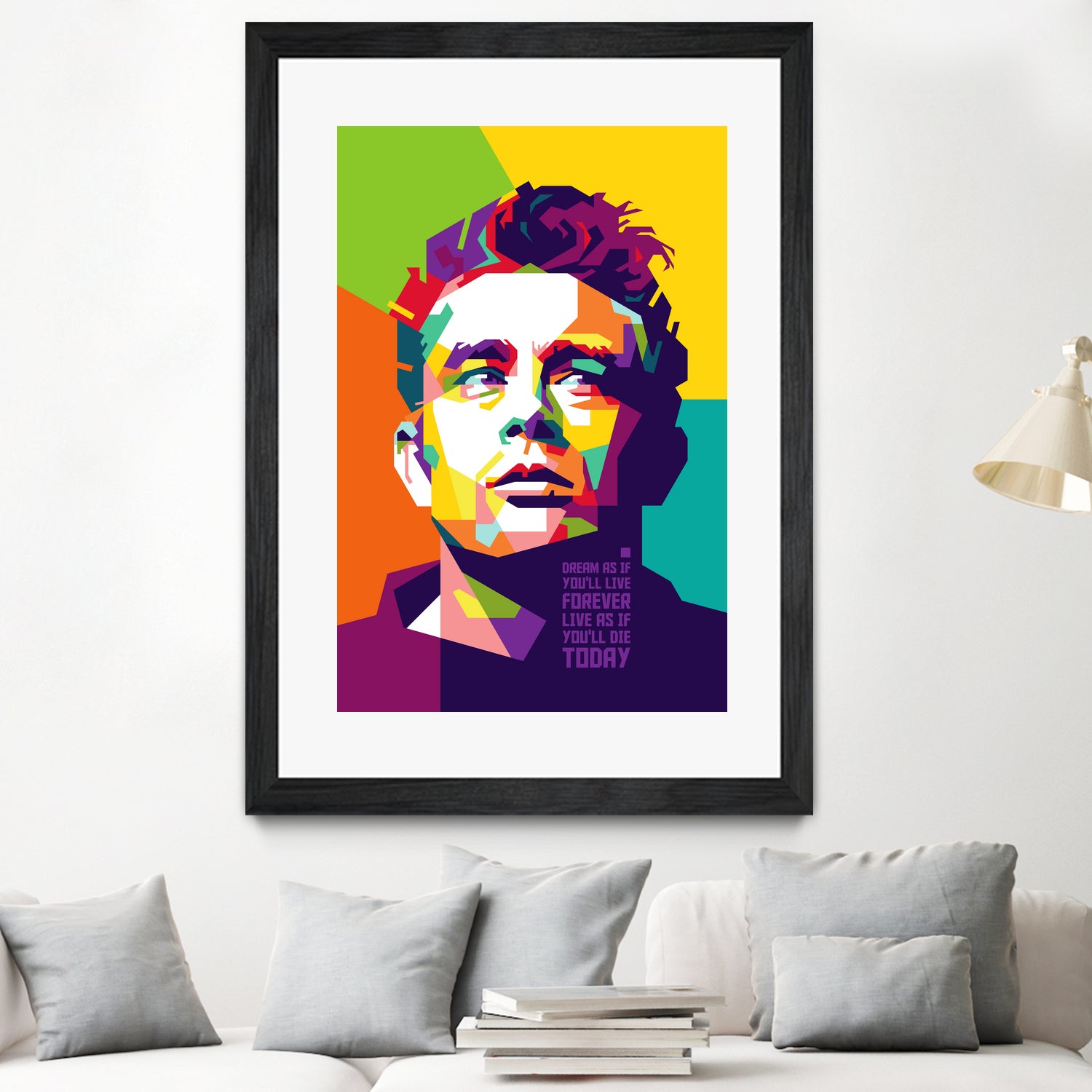 James Dean in WPAP by J Prayitno Widodo on GIANT ART - fuchsia photo illustration