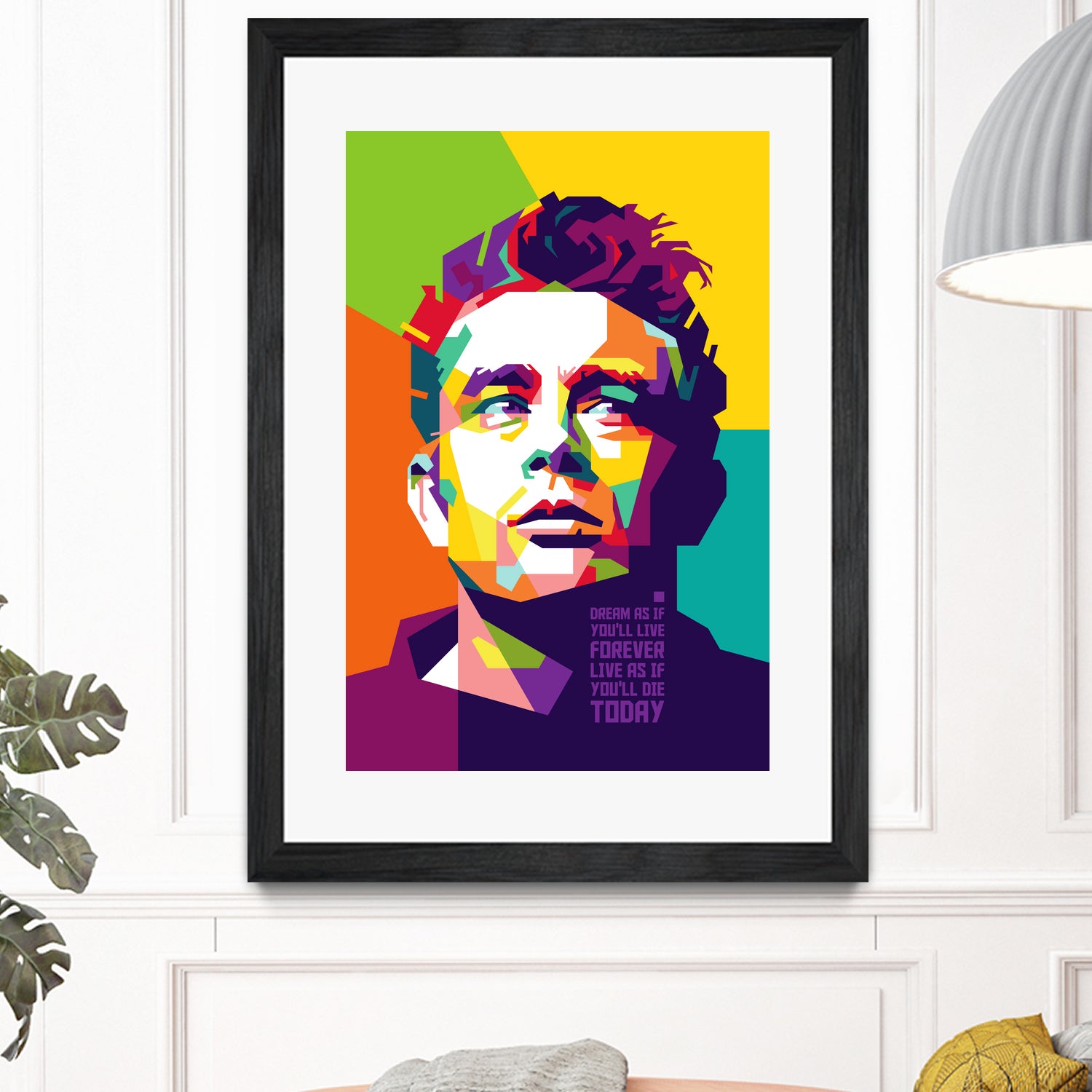 James Dean in WPAP by J Prayitno Widodo on GIANT ART - fuchsia photo illustration