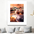 Tea Time by Cyril Rolando on GIANT ART - orange digital painting