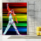 Freddie Mercury in Color by Daniel Janda on GIANT ART - black mixed media