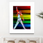 Freddie Mercury in Color by Daniel Janda on GIANT ART - black mixed media