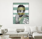 Van Gogh's Self Portrait & John by Luigi Tarini on GIANT ART - gray photo manipulation