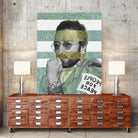 Van Gogh's Self Portrait & John by Luigi Tarini on GIANT ART - gray photo manipulation