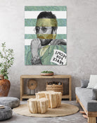 Van Gogh's Self Portrait & John by Luigi Tarini on GIANT ART - gray photo manipulation