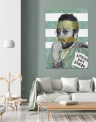 Van Gogh's Self Portrait & John by Luigi Tarini on GIANT ART - gray photo manipulation