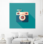 Hipster Camera by Yury Velikanov on GIANT ART - white vector illustration