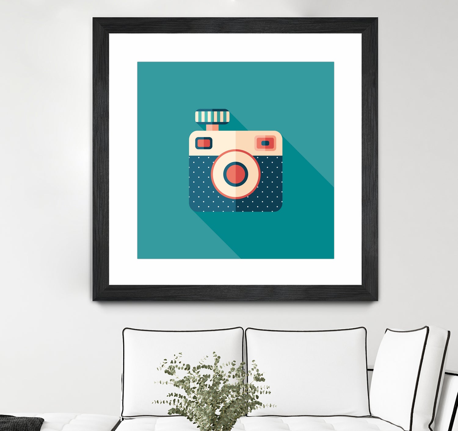 Hipster Camera by Yury Velikanov on GIANT ART - white vector illustration