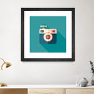 Hipster Camera by Yury Velikanov on GIANT ART - white vector illustration