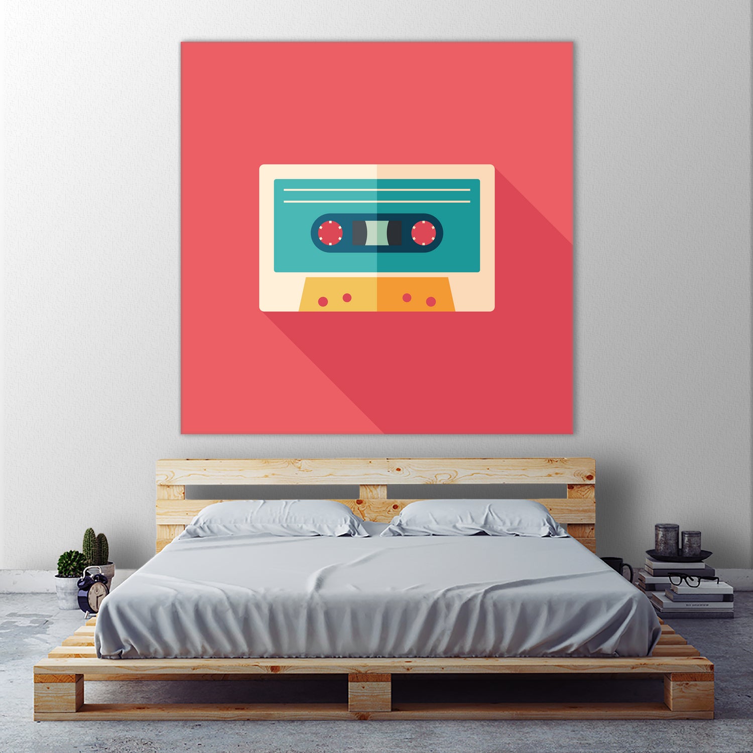 Audio Cassette by Yury Velikanov on GIANT ART - white vector illustration