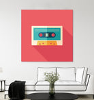 Audio Cassette by Yury Velikanov on GIANT ART - white vector illustration