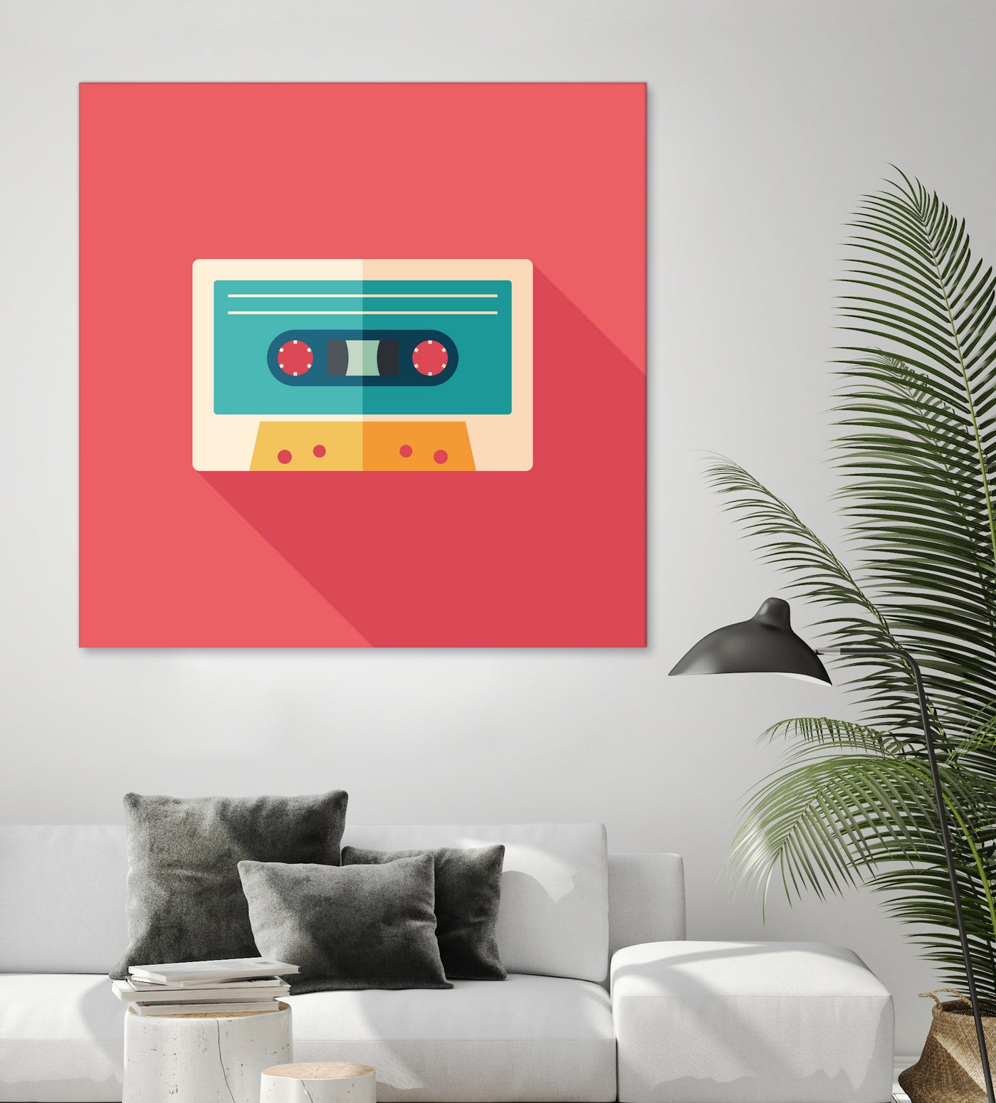 Audio Cassette by Yury Velikanov on GIANT ART - white vector illustration