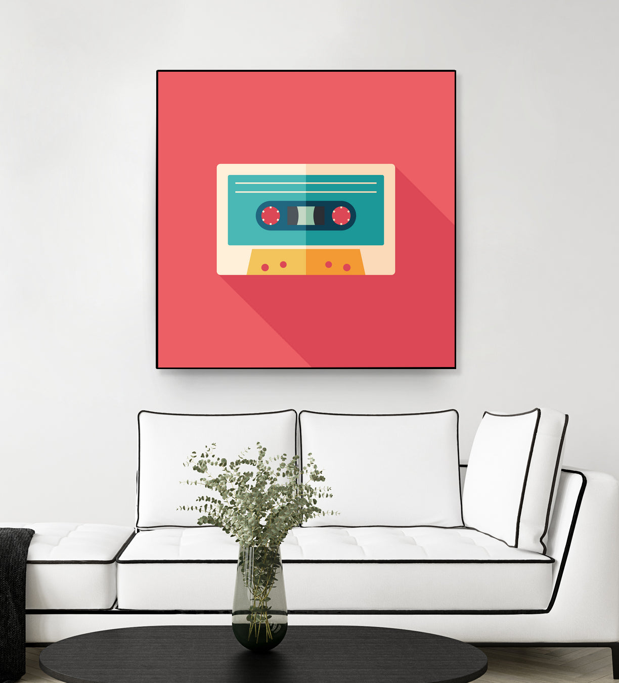 Audio Cassette by Yury Velikanov on GIANT ART - white vector illustration