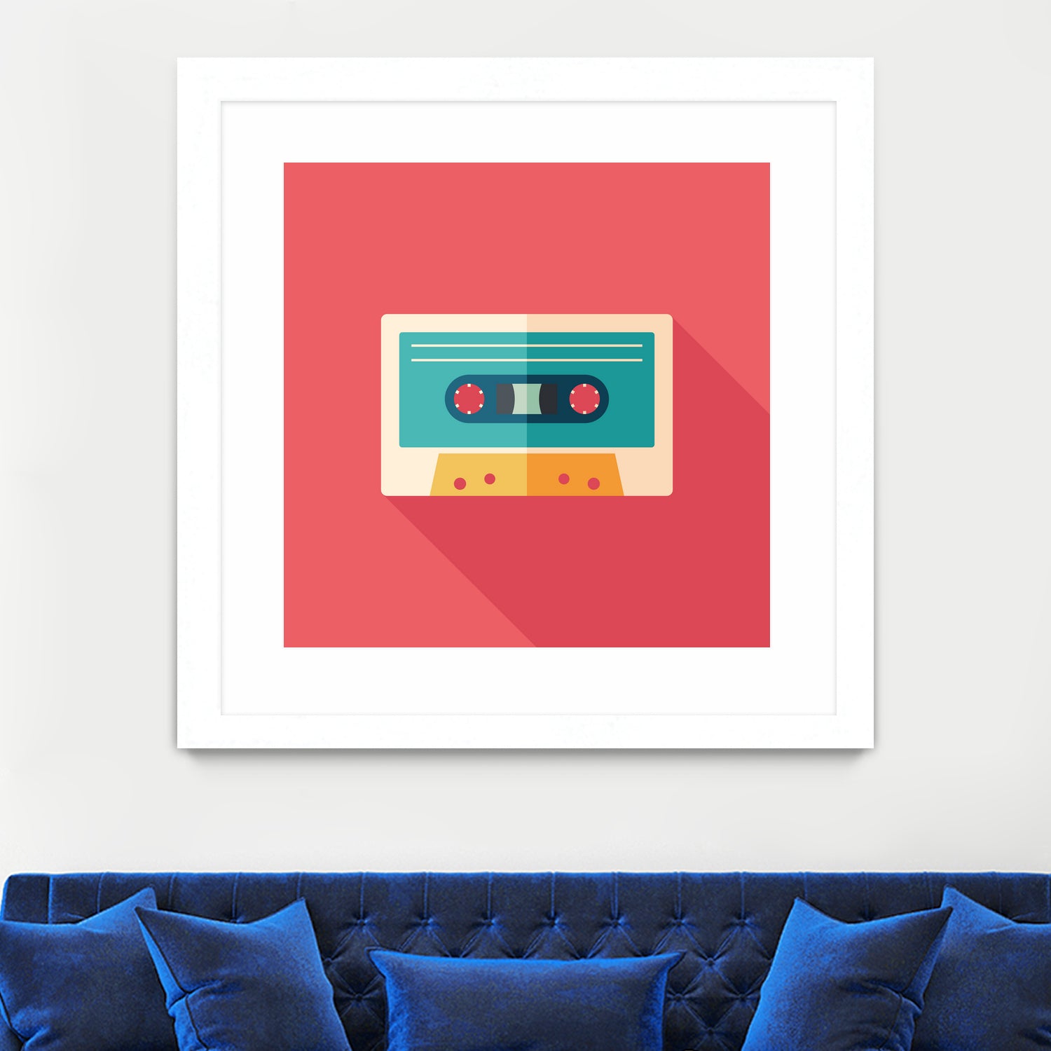 Audio Cassette by Yury Velikanov on GIANT ART - white vector illustration