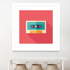 Audio Cassette by Yury Velikanov on GIANT ART - white vector illustration