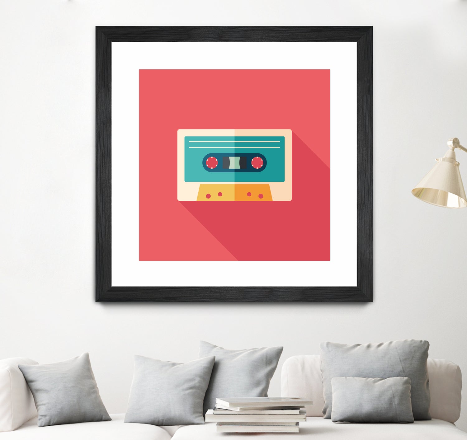 Audio Cassette by Yury Velikanov on GIANT ART - white vector illustration