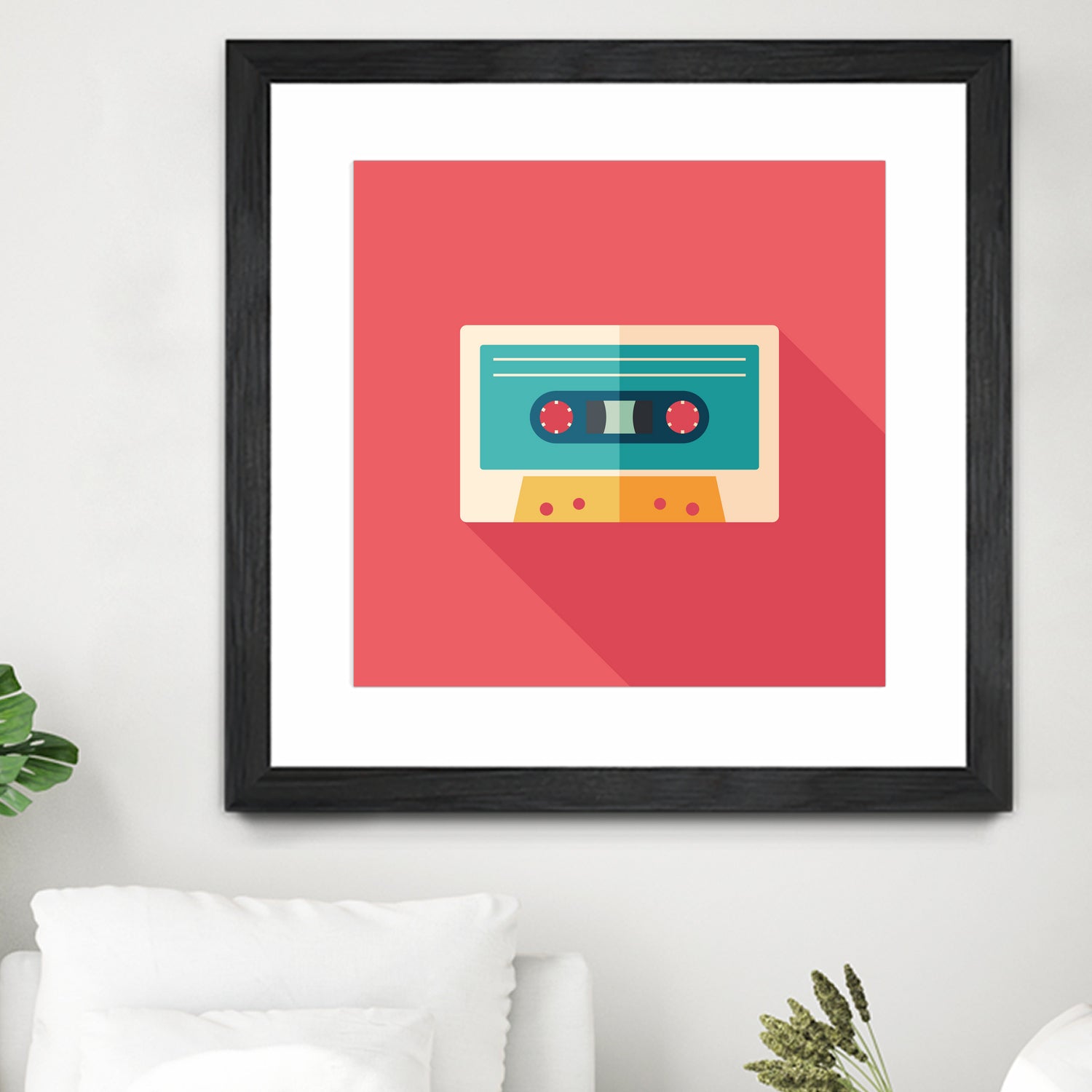 Audio Cassette by Yury Velikanov on GIANT ART - white vector illustration