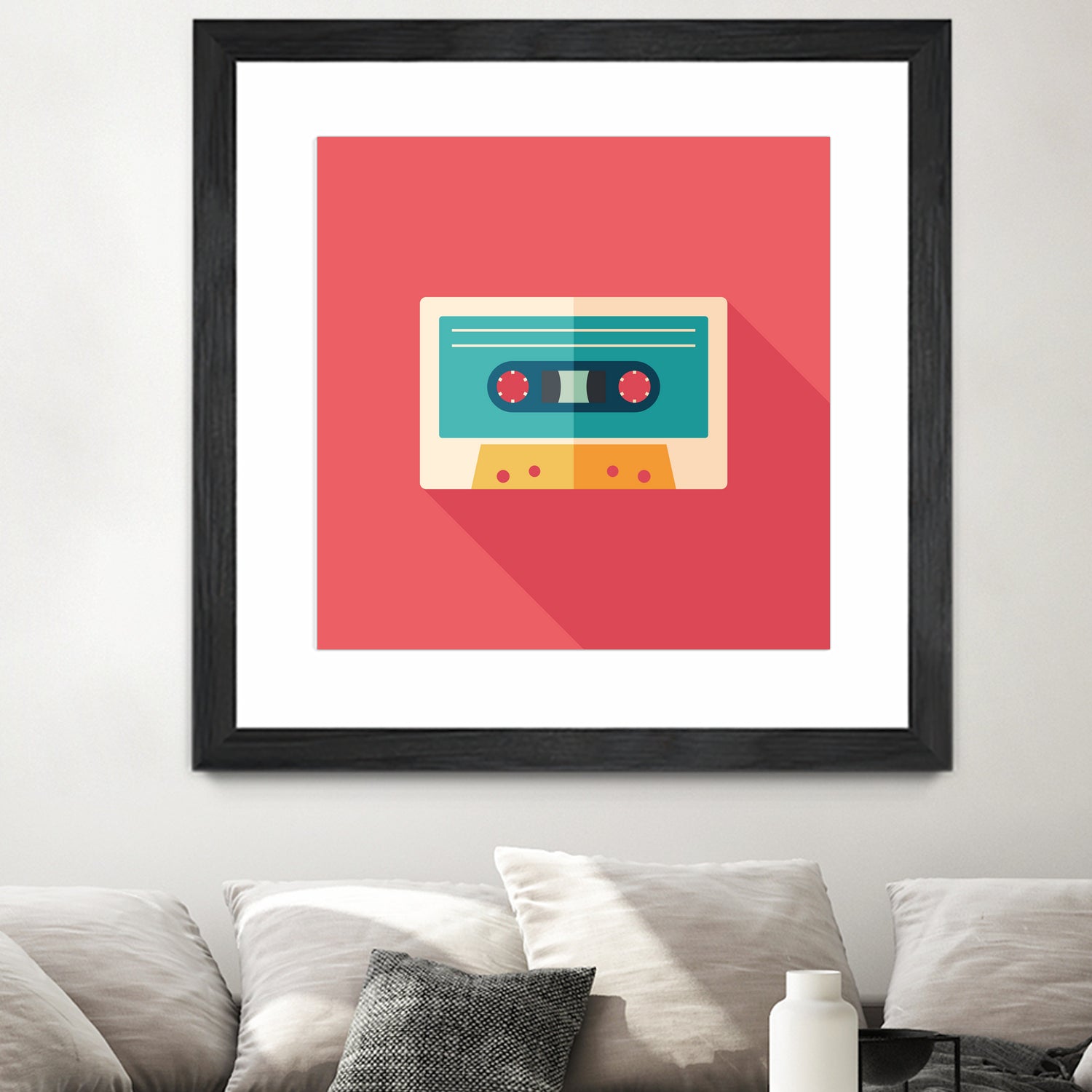 Audio Cassette by Yury Velikanov on GIANT ART - white vector illustration