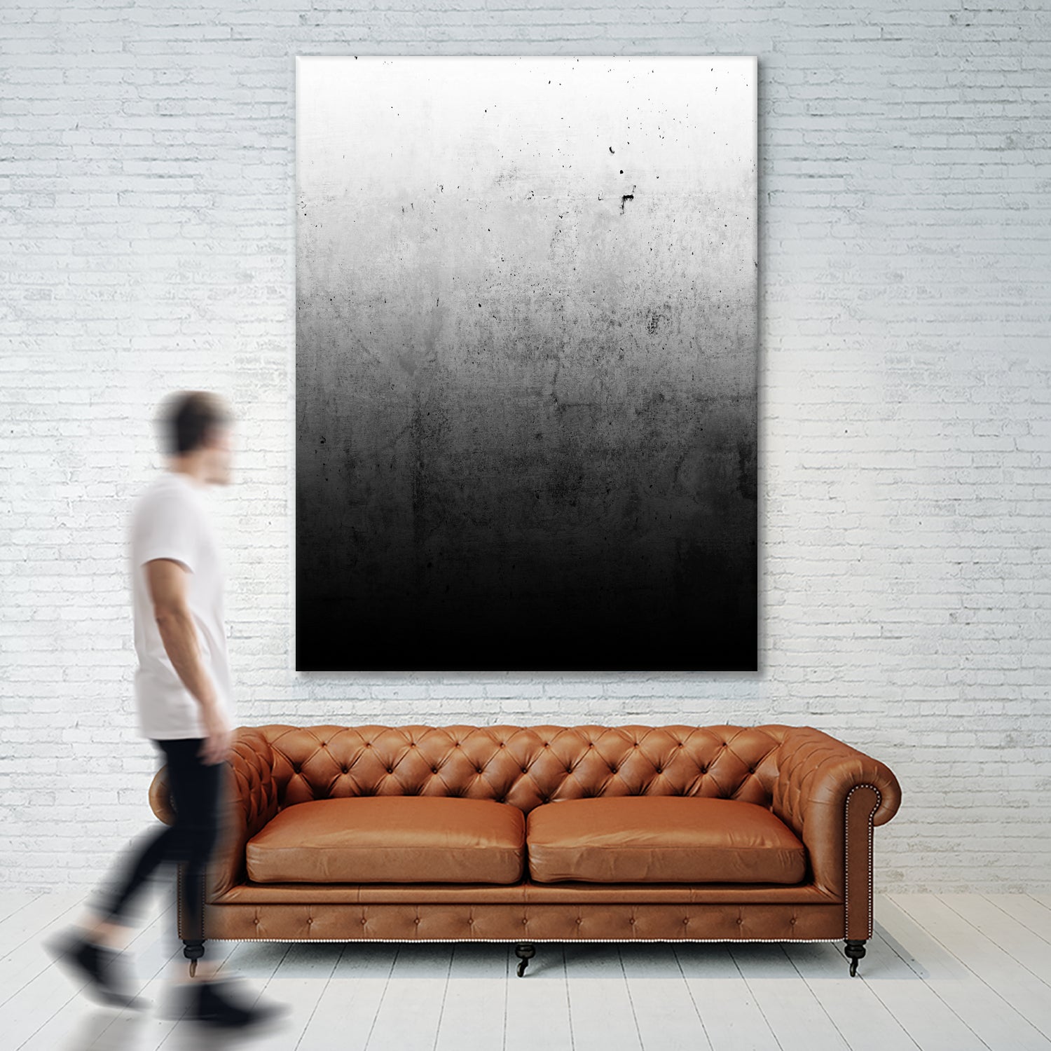 Black Ombre by EMANUELA CARRATONI on GIANT ART - black digital painting