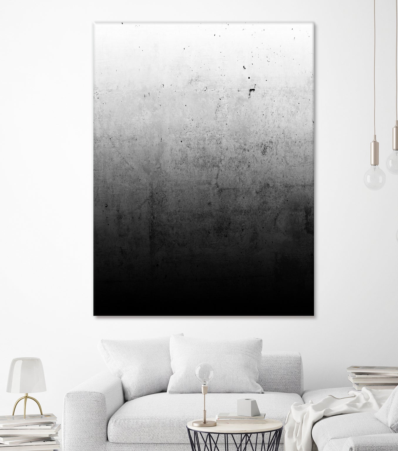 Black Ombre by EMANUELA CARRATONI on GIANT ART - black digital painting