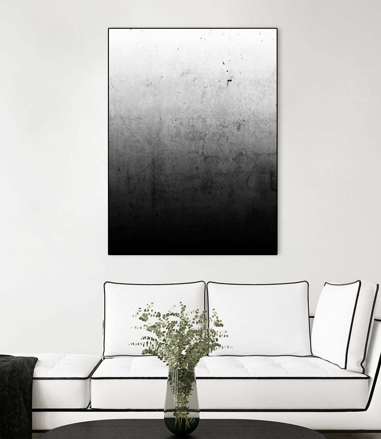 Black Ombre by EMANUELA CARRATONI on GIANT ART - black digital painting